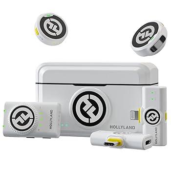 【ほぼ新品】Hollyland LARK M2 Combo HOLLYLAND LARK M2 COMBO WIRELESS MICROPHONE SYSTEM (CHARCOAL